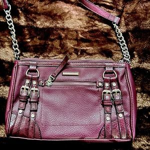 Dana Buchman Burgandy Crossbody